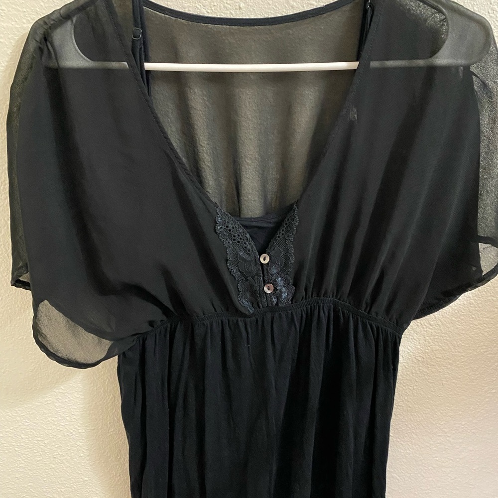 Empire waisted shirt that flows